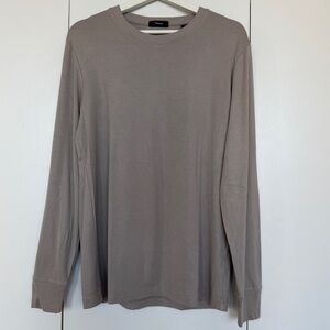 Theory Men's Ochre Long Sleeve Anemone Shirt